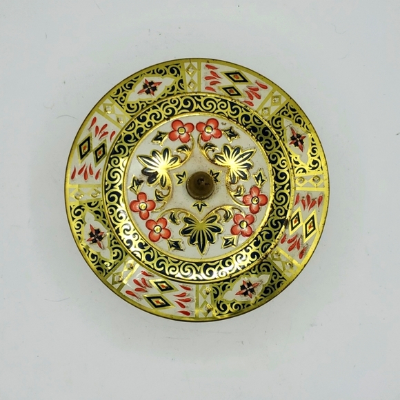 Vintage Crown Derby metal tin - Picture 2 of 8